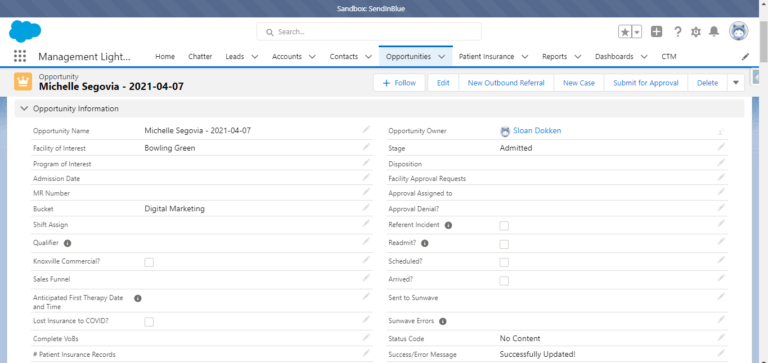 Salesforce Integration with SendinBlue