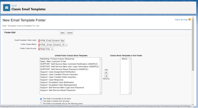 create dynamic user signature in Salesforce