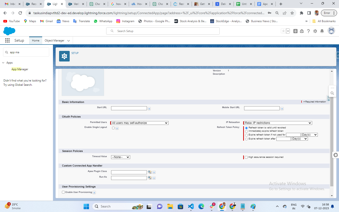 Configure Available OAuth Flows