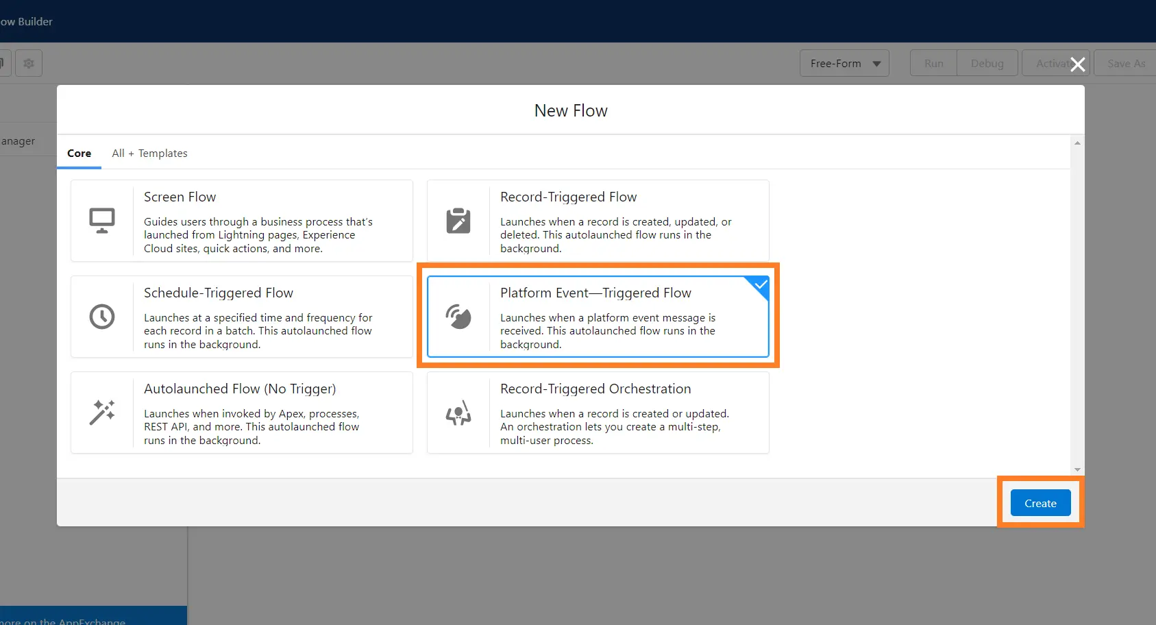 Platform Event Triggered Flow