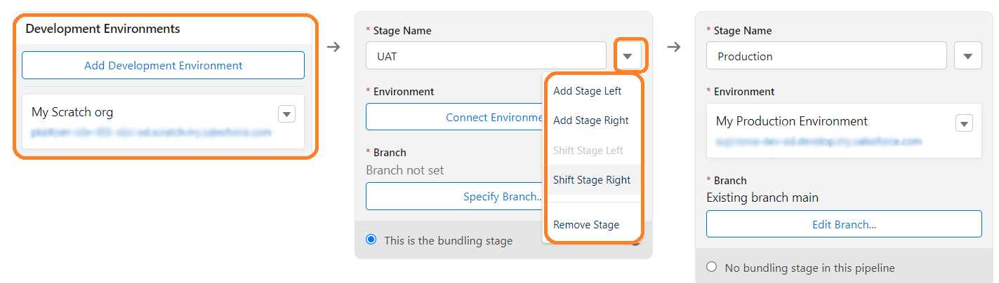 Add or Remove Stages